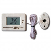 Термометр электронный для сауны ТЭС с выносным декоративным датчиком